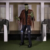 7.5 foot animated monster halloween decoration