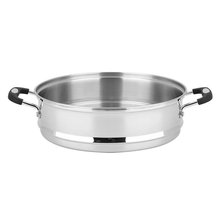 Linkfair Stainless Steel Stockpot with 2 Steamers, 16.1L Costco UK