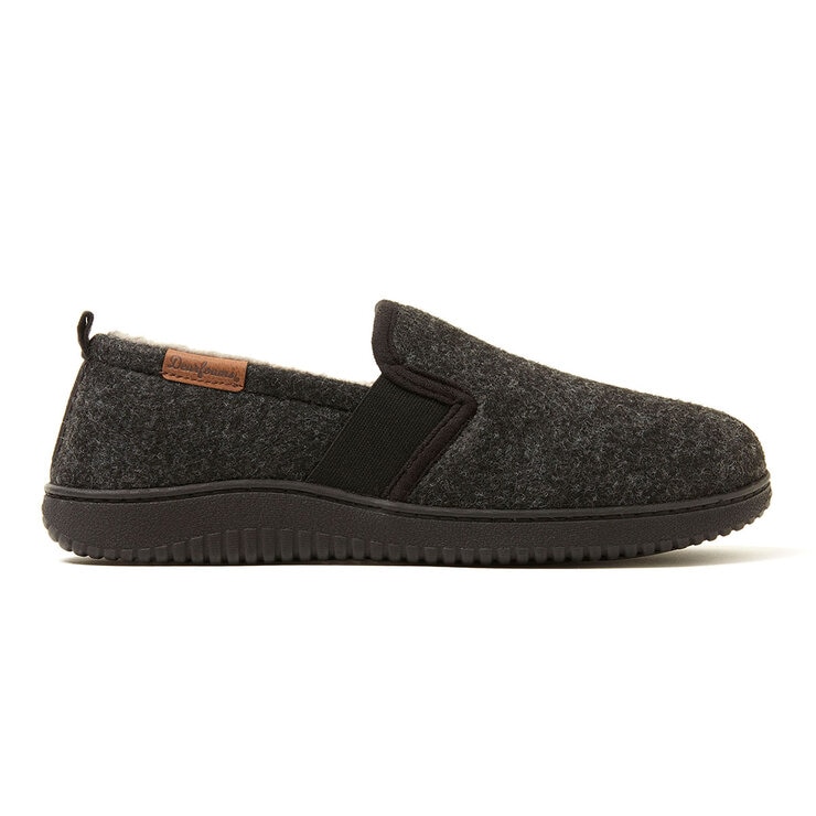 Dearfoam Mens Felted Closed Back Slipper