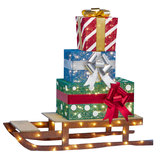 48" Sleigh With Gift Boxes