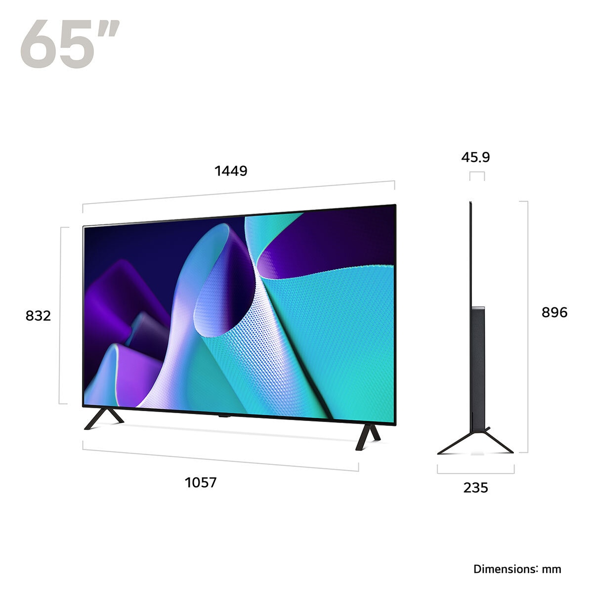 LG OLED65B42LA 65 Inch OLED 4K Ultra HD Smart TV