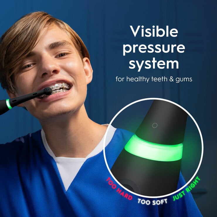 Lifestyle image showing visible pressure system