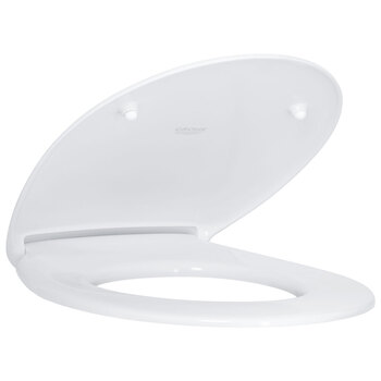 Grohe Bau Ceramic WC Soft Close Seat in White. Model 39493000