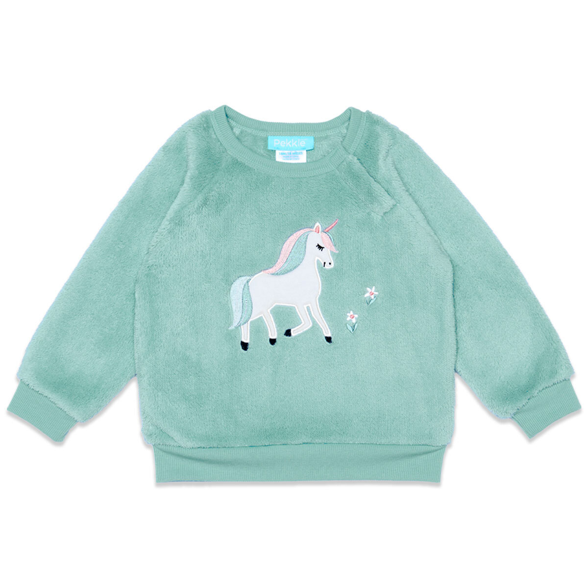 Pekkle 4 Piece Infant Set in Unicorns, 6 Months