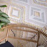 Carlton Hand Woven Indoor / Outdoor Rug in 3 sizes, Mustard