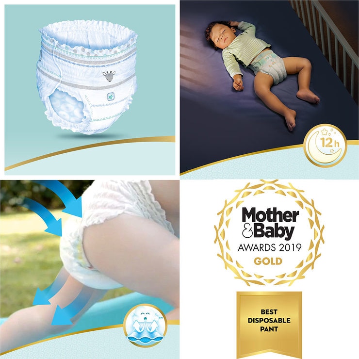 Pampers Premium Protection Nappy Pants Size 5, 2 x 40 Jumbo Packs