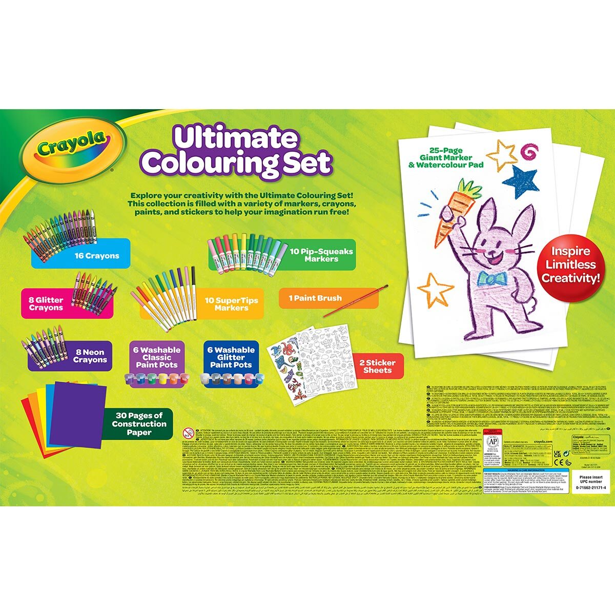 Crayola 98 Piece Ultimate Colouring Set Costco UK