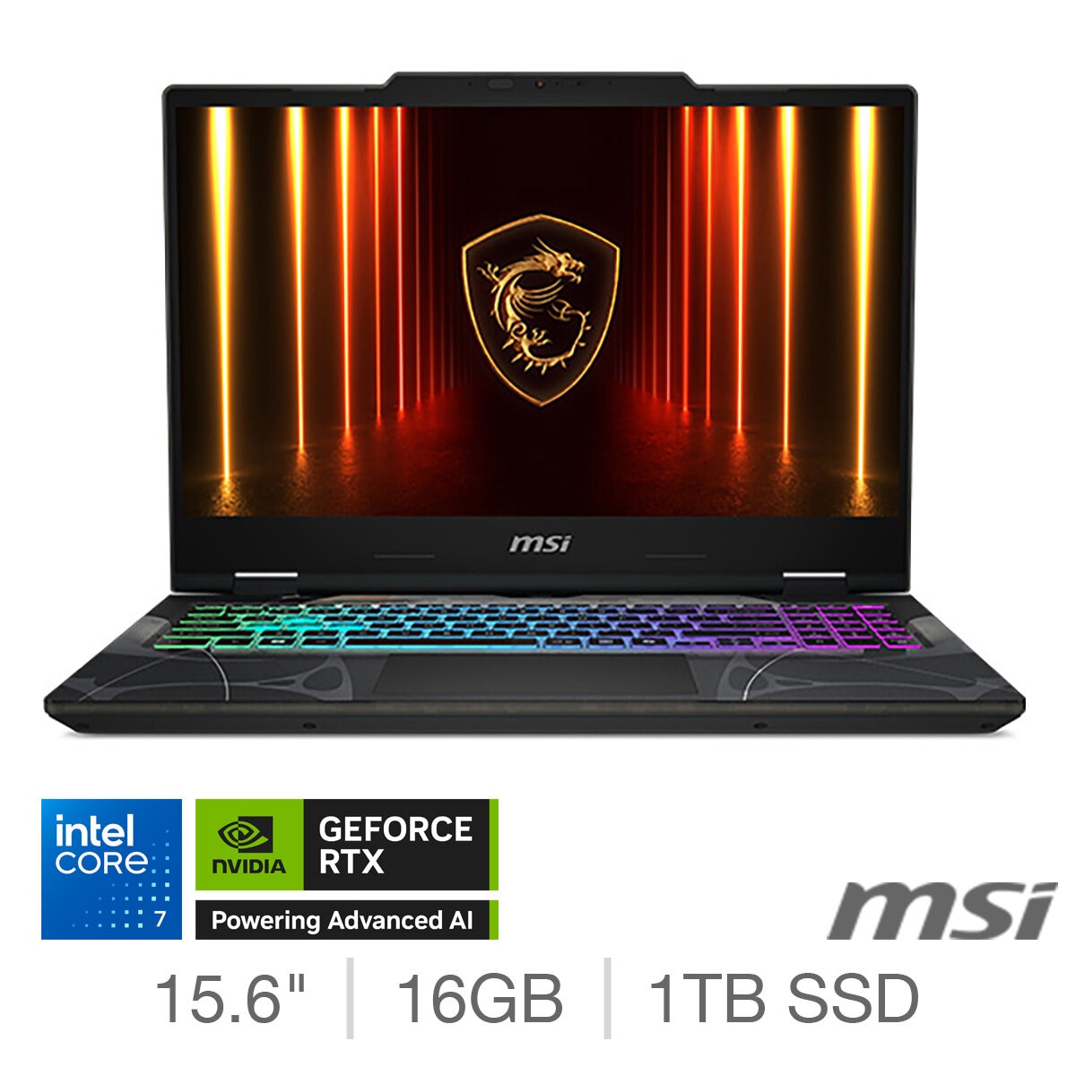 MSI Cyborg 15 B2RW, Intel Core 7, 16GB RAM, 1TB SSD, NVIDIA GeForce RTX 5060, 15.6 Inch Gaming Laptop, 9S7-15Q342-020 MSI Cyborg 15 B2RW, Intel Core 7, 16GB RAM, 1TB SSD, NVIDIA GeForce RTX 5060, 15.6 Inch Gaming Laptop, 9S7-15Q342-020