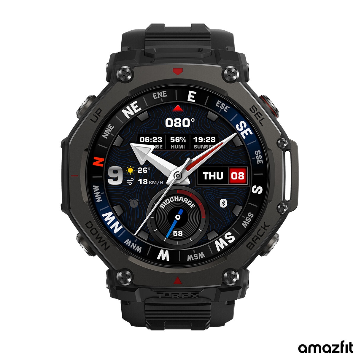 T-Rex 3 Pro 44mm Tactical Black