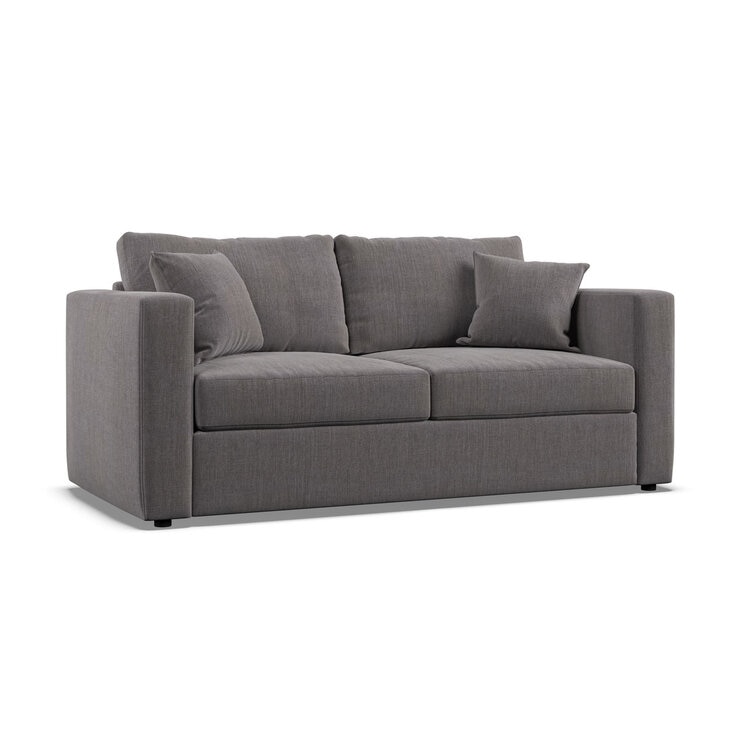 Oxford Grey Fabric Sofa Bed