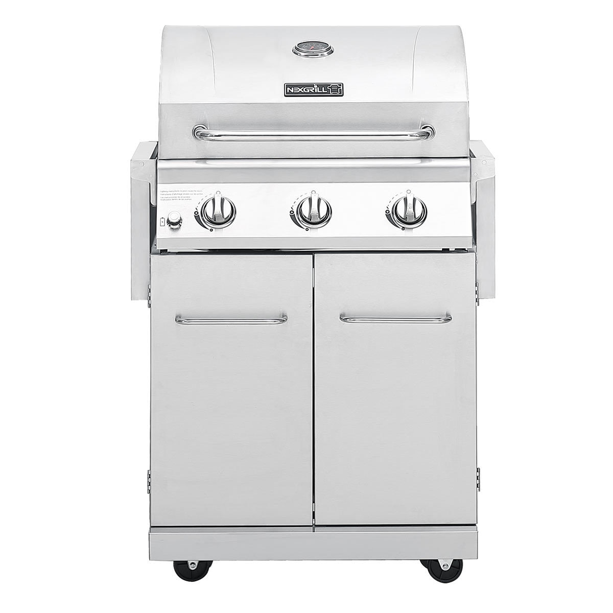 Nexgrill 3 Burner Stainless Steel Gas Barbecue + Cover Costco UK