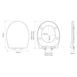 Tavistock Universal Soft Close Thermoset Toilet Seat