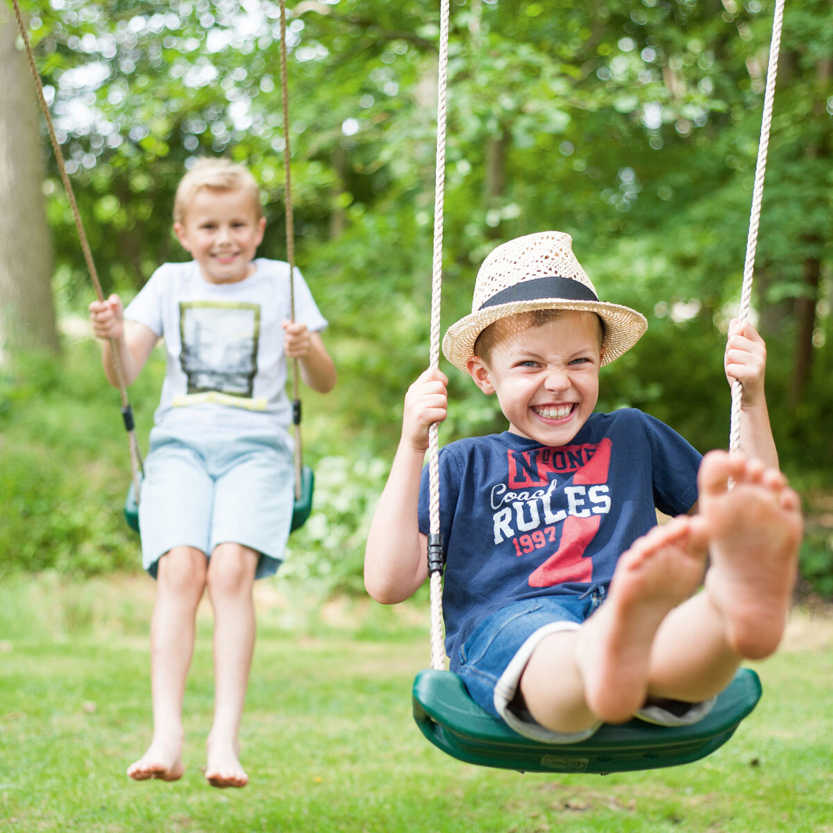 Plum Ultimate Two Person Premium Wood Swing