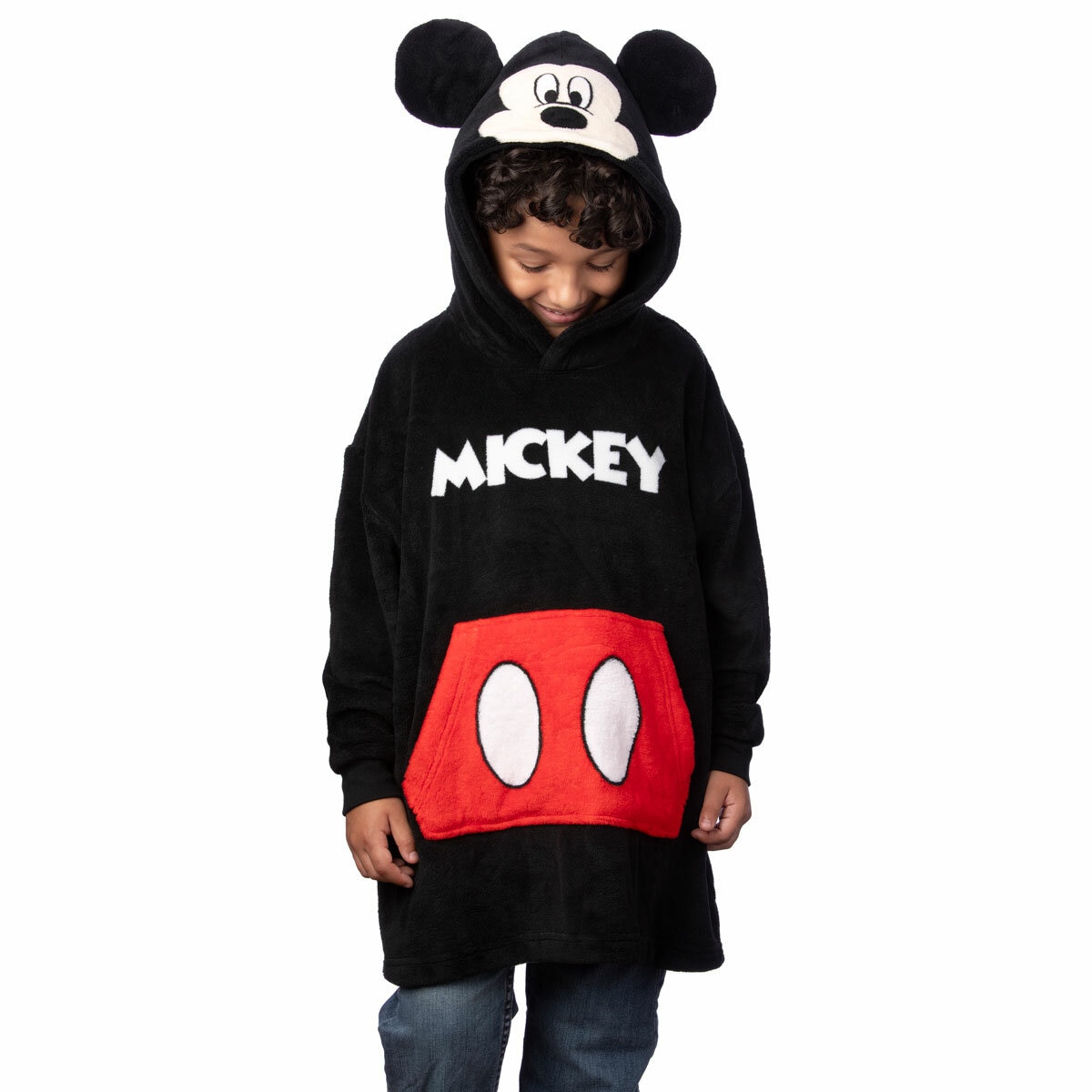 Character Kid's Oversized Hoodie in Mickey Mouse Character Kid's Oversized Hoodie in Mickey Mouse