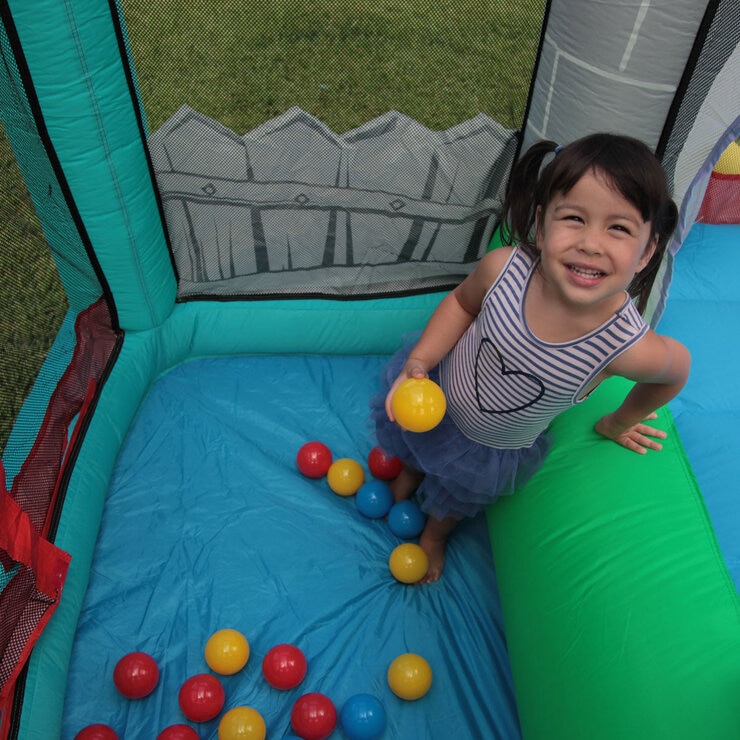 Happy House Bouncy Castle, Ball Pit & Slide