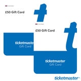 £100 Ticketmaster Gift Cards (2 x £50)