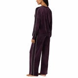 DKNY Women's Plush Lounge Set in Plum DKNY Women's Plush Lounge Set in Plum
