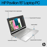 Buy HP Pavilion, AMD Ryzen 5, 8GB RAM, 256GB SSD, 15.6 Inch Laptop, 15-eh1013na at costco.co.uk