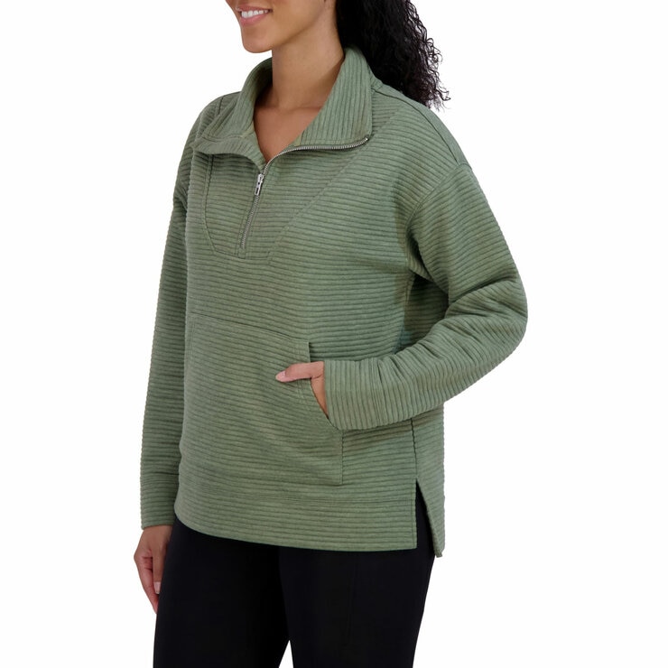 Kirkland Signature Ladies Ottoman 1/2 Zip Kirkland Signature Ladies Ottoman 1/2 Zip