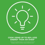 Lifestyle image of cook using up to 60% less energy than an oven*