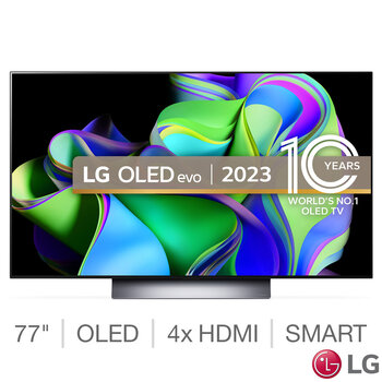 LG OLED77C36LC 77 Inch OLED 4K Ultra HD Smart TV