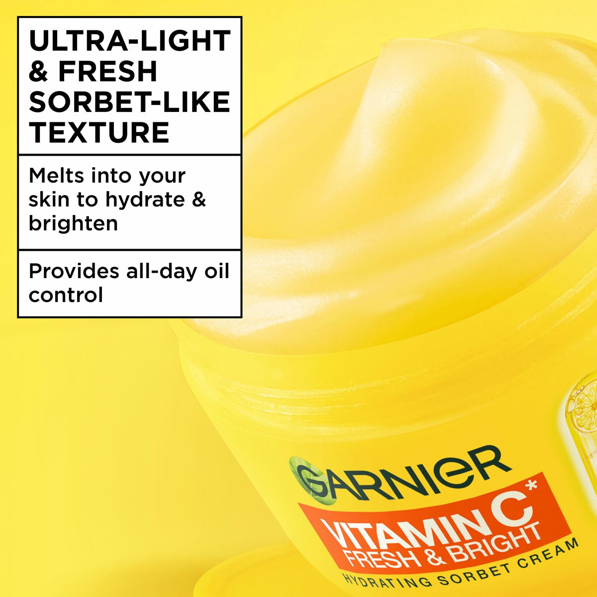 image of vitamin c garnier sorbet cream