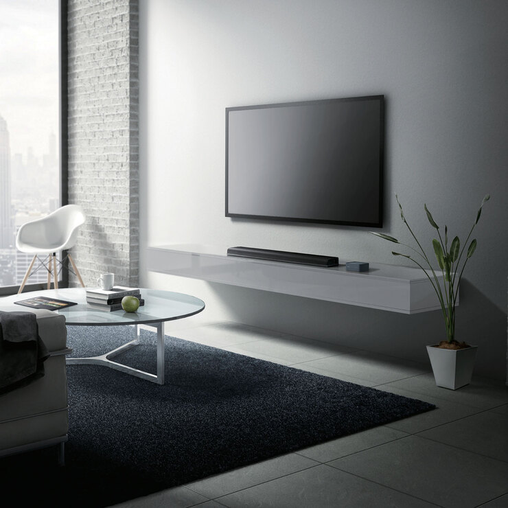 Yamaha ATS1050BL Soundbar with Builtin Subwoofer & Bluetooth Costco UK