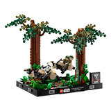 Buy LEGO Star Wars Endor Speeder Chase Diorama Overview Image at Costco.co.uk