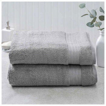 Charisma 100% Hygro Cotton Bath Towel, Grey