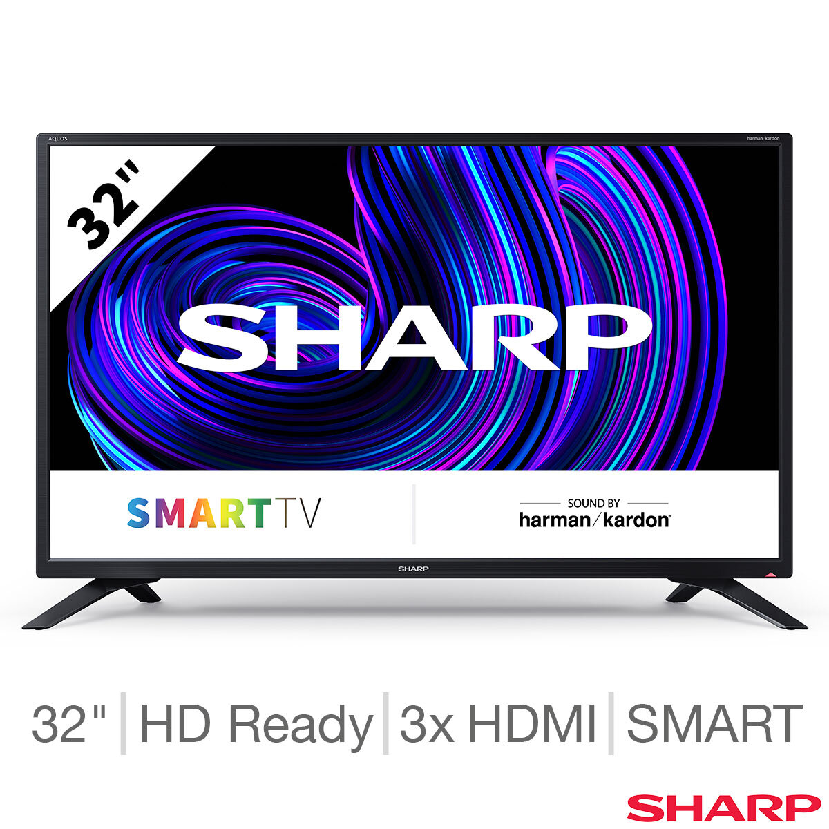 Sharp 1t C32ee2kf2fb 32 Inch Hd Ready Smart Tv Costco Uk