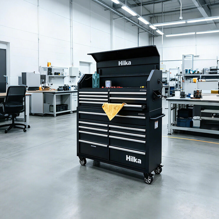 Hilka 56" (142cm) 16 Drawer Professional Tool Chest and Cabinet Hilka 56" (142cm) 16 Drawer Professional Tool Chest and Cabinet