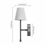 Globe Electric Wireless Rechargeable LED Integrated Wall Sconce, 2 Pack in 2 Colours