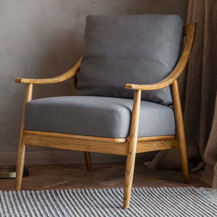 Gallery Ashford Dark Grey Linen Armchair Costco Uk Gallery Ashford Dark Grey Linen, Charcoal Grey Armchair