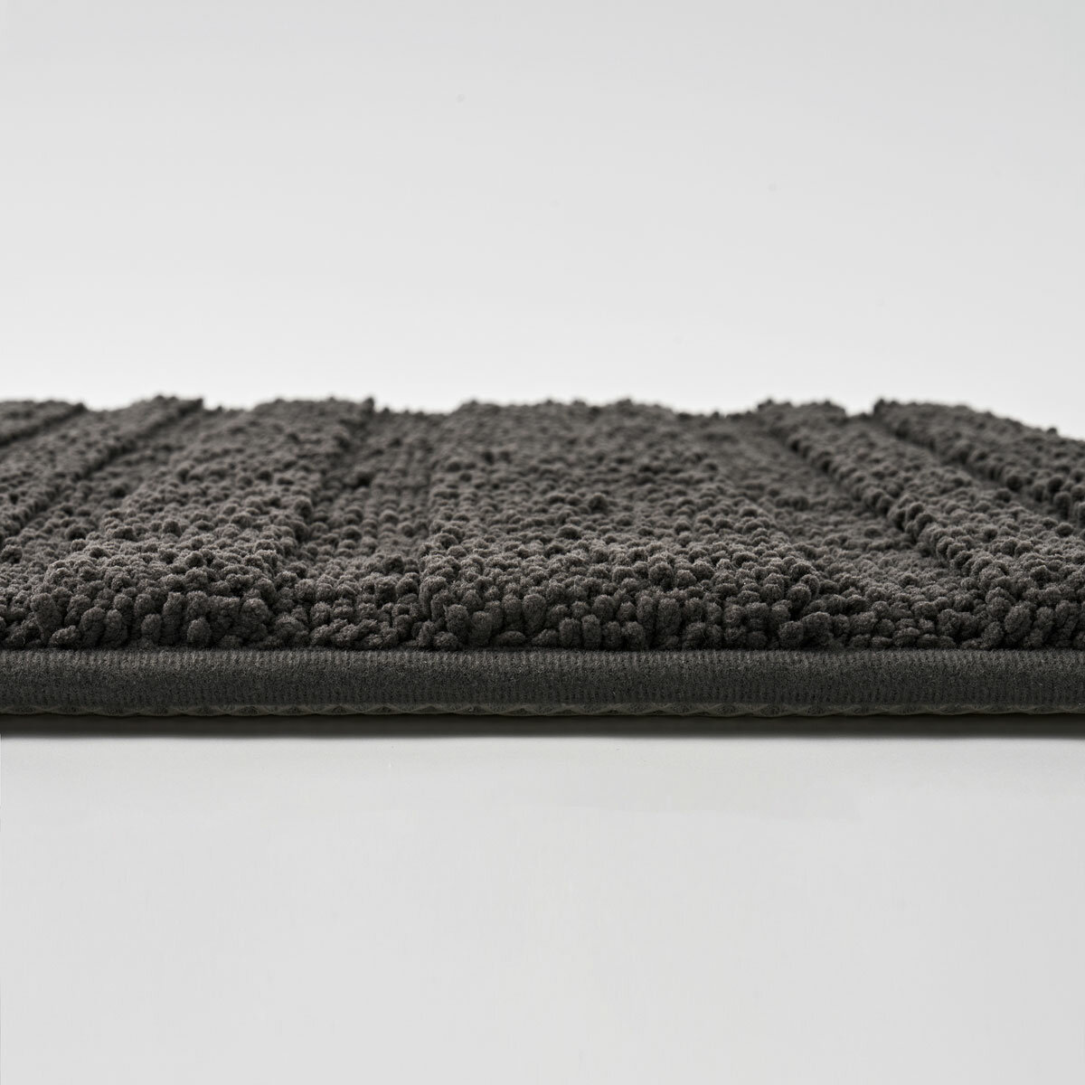 Evergrace Home Chenille Memory Foam Bath Mat in Grey, 61 x 91 cm