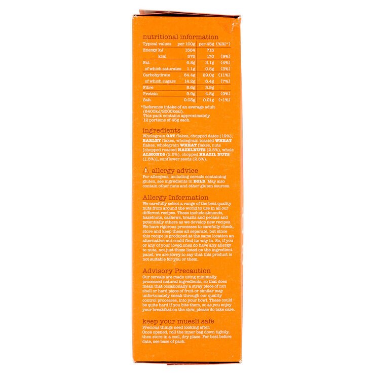 Dorset Cereals, Simply Nutty Muesli, 3 x 560g Costco UK