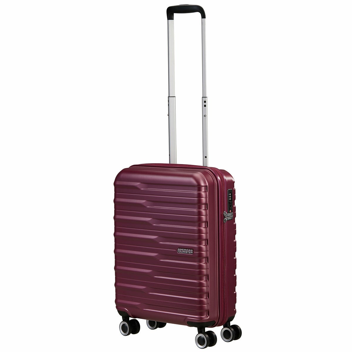 American Tourister 3pc Luggage Set Spinner Case Purple Rose American Tourister 3pc Luggage Set Spinner Case Purple Rose
