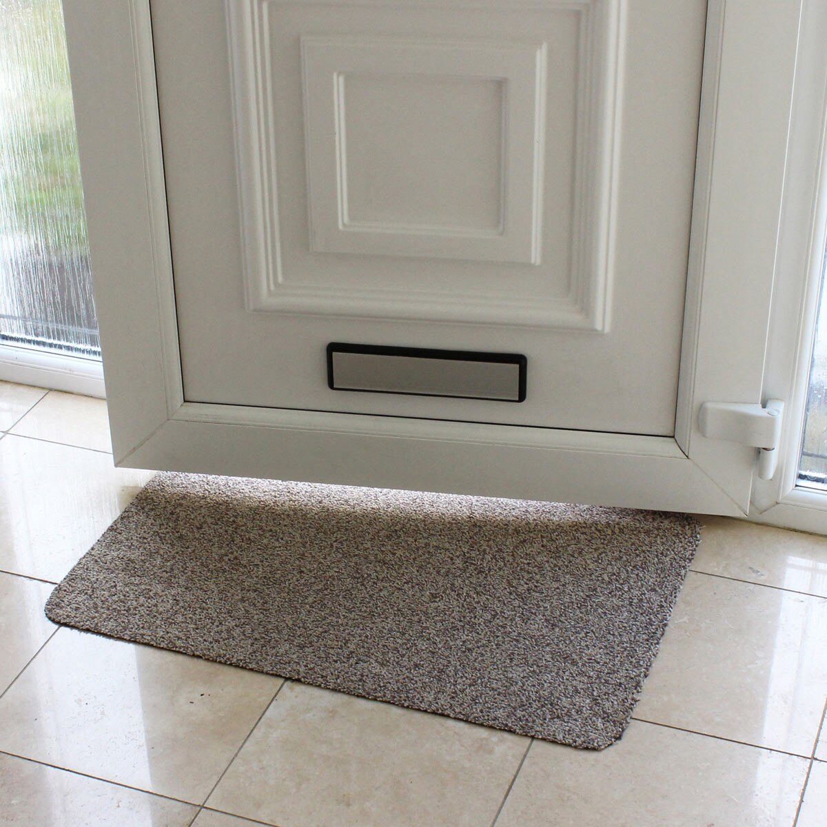 JVL Tanami Beige Barrier Door Mat, 50 x 75cm 1 Pack C...