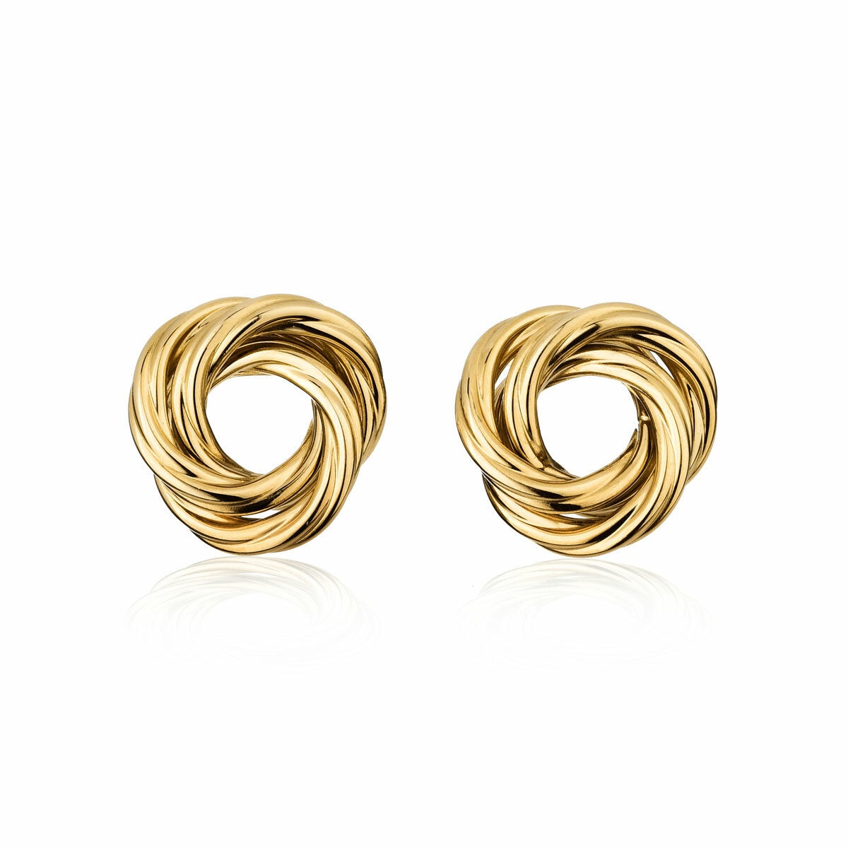 14ct Yellow Gold Love Knot Earrings 14ct Yellow Gold Love Knot Earrings