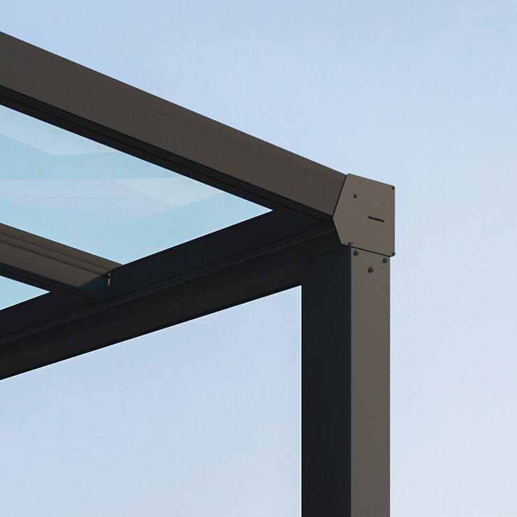 Palram Canopia Stockholm 11ft 2" x 24ft (3.4 x 7.3m) Aluminium Patio Cover