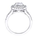 1.07ctw Round Brilliant Cut Diamond Ring, 18ct White Gold