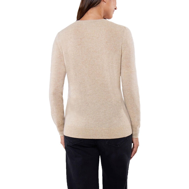 Matty M Cashmere Sweater in Taupe Matty M Cashmere Sweater in Taupe