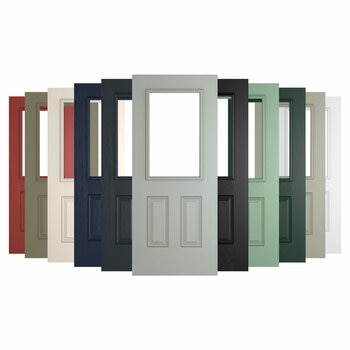 Tuscany Composite Front Door with Installation up to 1m, in Various Colours