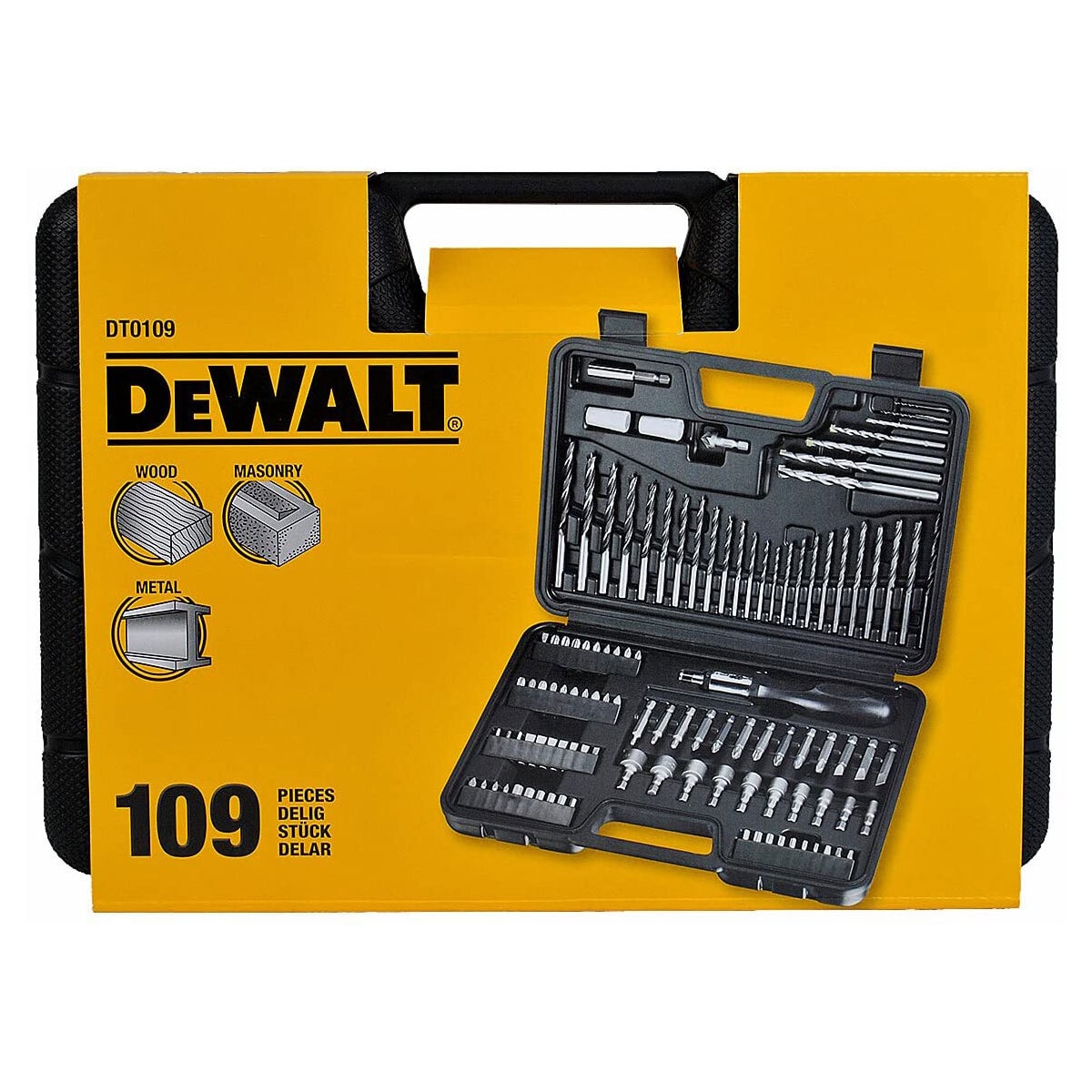 DEWALT® 109 Piece Round Drill Bit Set