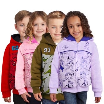 Character Kids Plush Hoodie (3-7 Years)