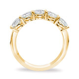 2ctw 5 Stone Ring, 18k Yellow Gold