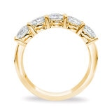 2ctw 5 Stone Ring, 18k Yellow Gold