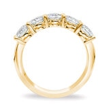 2ctw 5 Stone Ring, 18k Yellow Gold