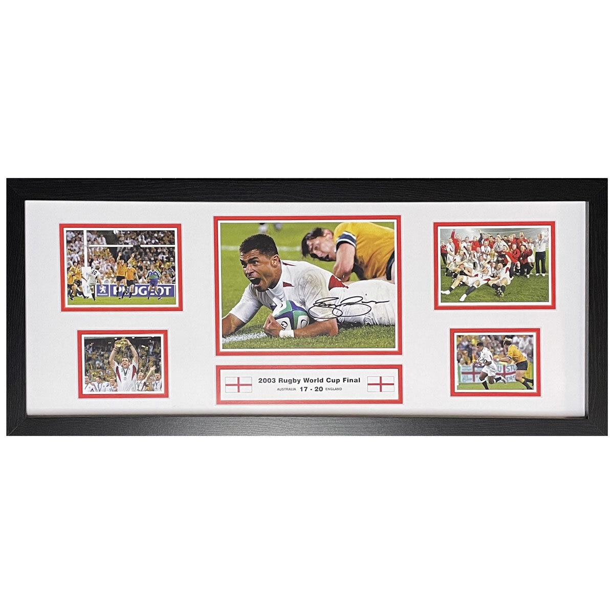 Jason Robinson Signed Framed 2003 World Rugby World Cup Storyboard