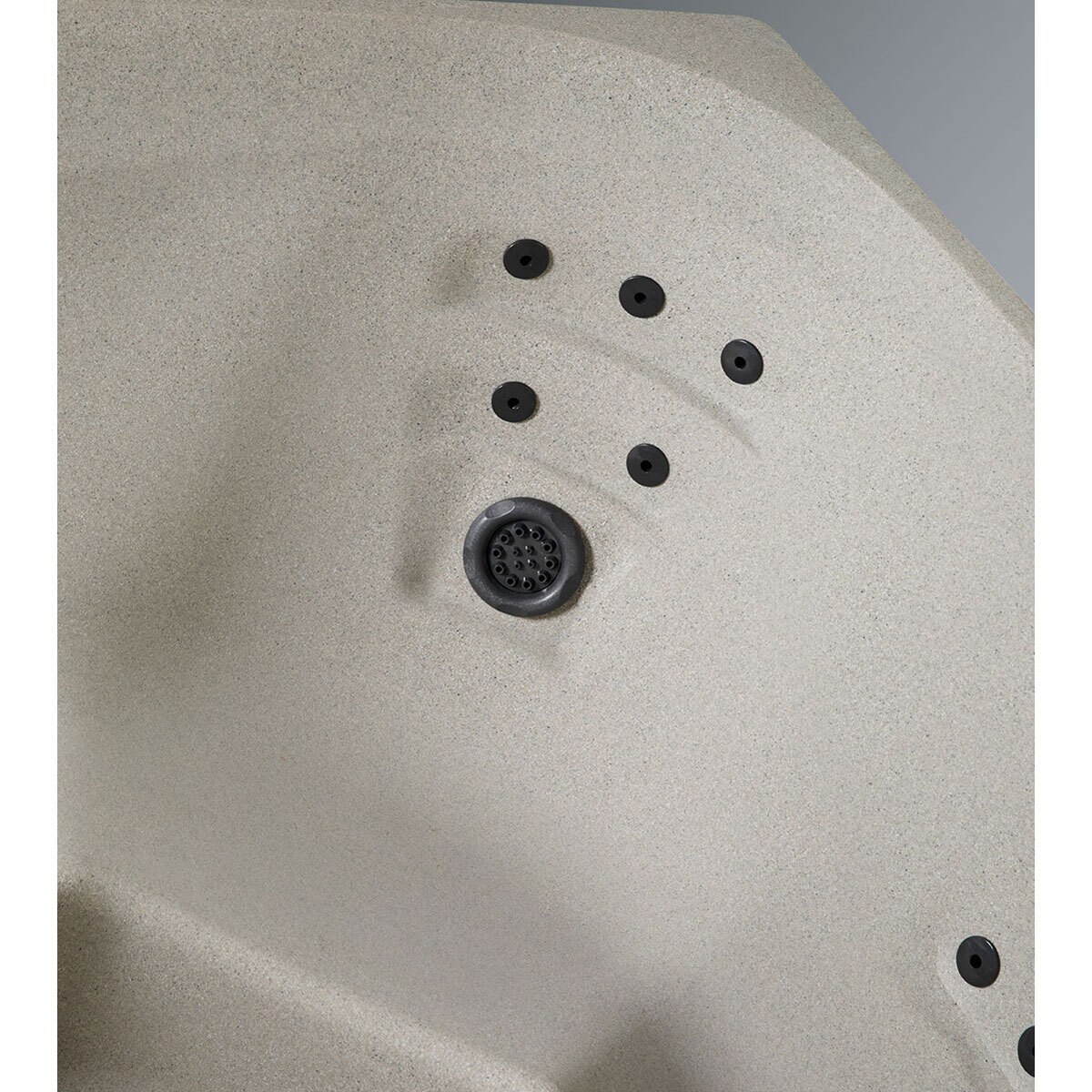 Superior Spa 60Jet Santa Monica Roto Molded 5 Person Hot Tub in Beige