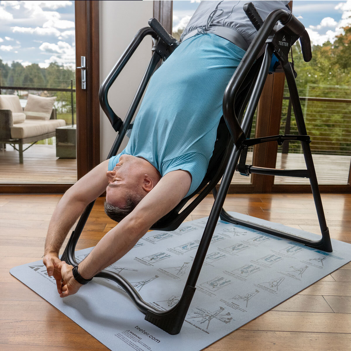 Teeter FitSpine FX3 Inversion Table with Comfort Cushion & Program Mat